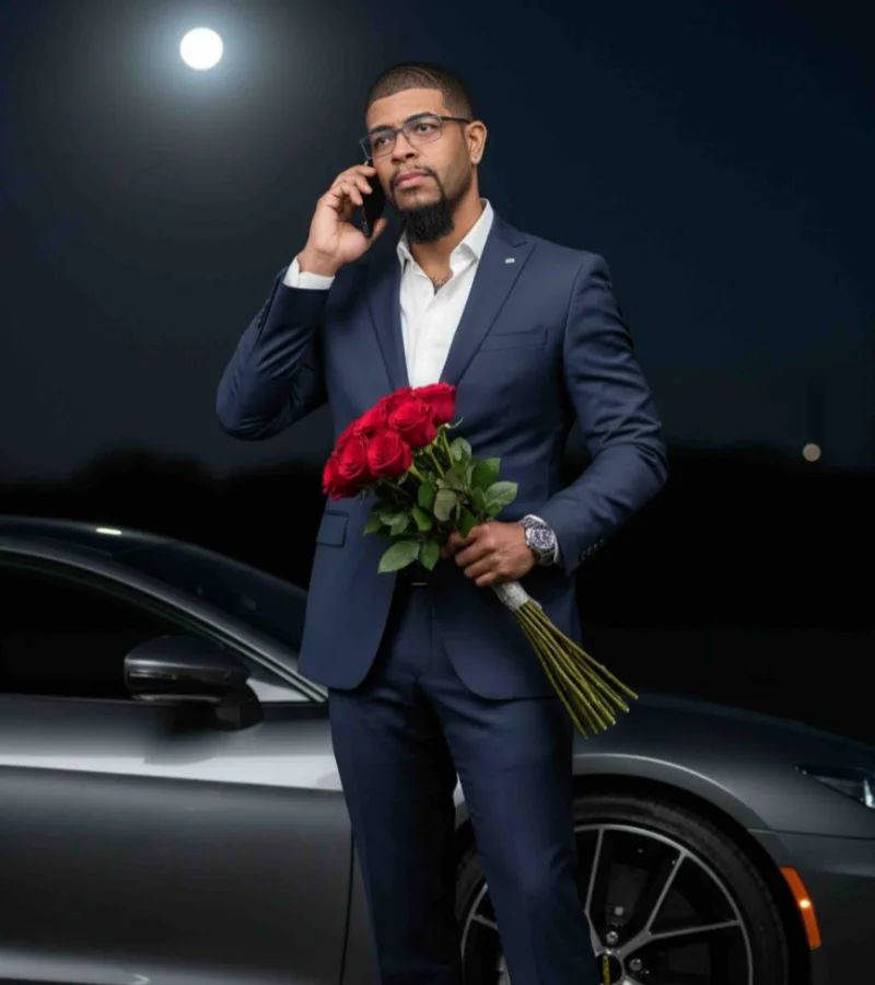 AI transformation — luxury portrait