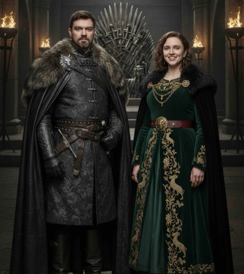 AI transformation — Game of Thrones portrait
